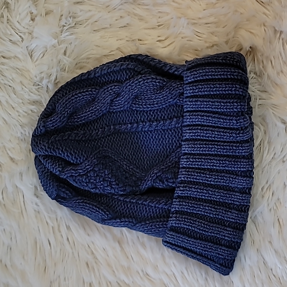 Hat, Boy's toque, xs, BabyGap , Blue, cable knit beanie